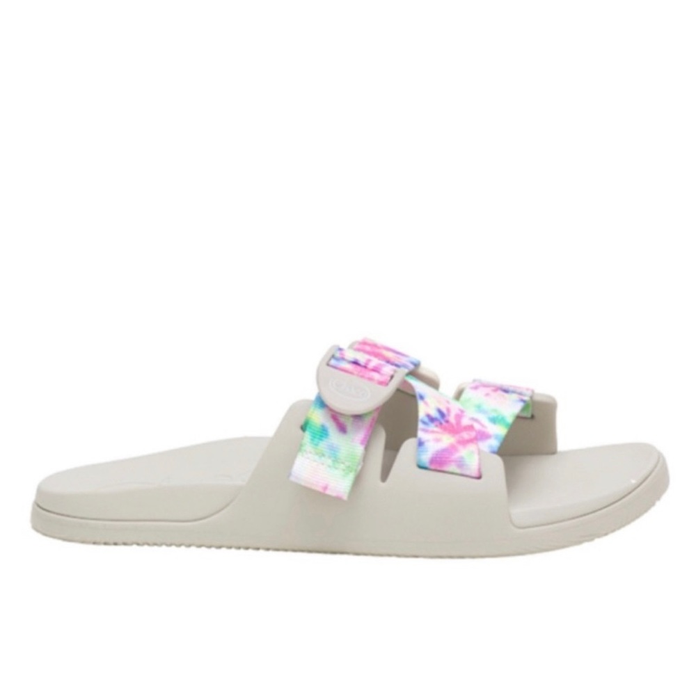 Chaco Light Tie Dye Chillos Slip On Slides Size 6 US $50 - Picture 1 of 7